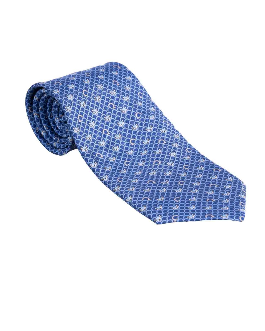 shop SALVATORE FERRAGAMO  Cravatta: Salvatore Ferragamo cravatta in seta fantasia con piccole volpi che spuntano tra cespugli stilizzati, intervallate dall'iconico Gancini.
Composizione: 100% seta.
Fabbricato in Italia.. 350897 762138-001 number 9202564